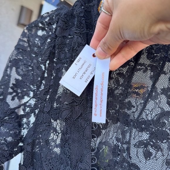 V Chapman the Jules dress in black - Picture 11 of 13